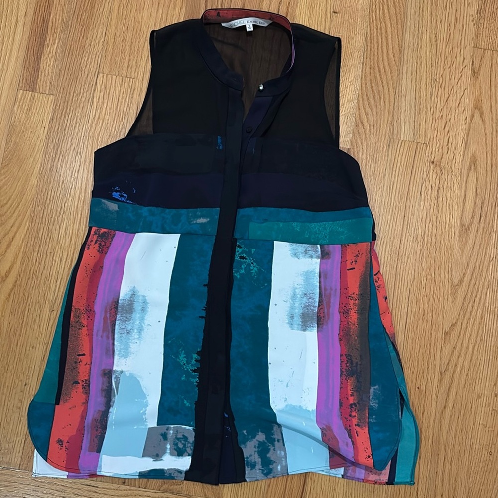 Tank Top Block Colors Rachel Roy Medium